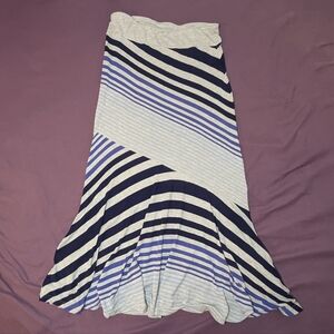 2000s Long Asymmetrical Maxi Skirt